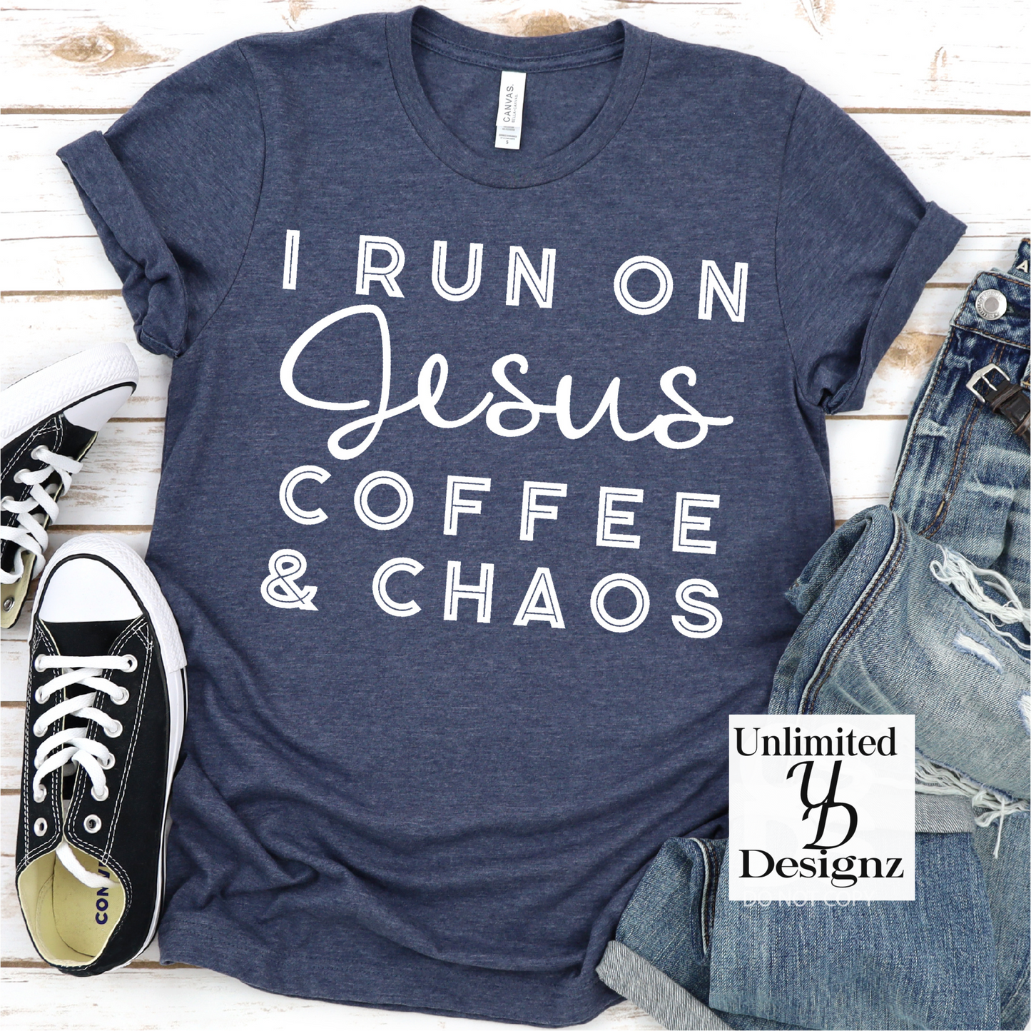 I Run on Jesus Unisex Tee